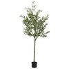 vidaXL Artificial Olive Tree 700 Leaves 165 cm Green