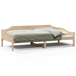 vidaXL Bed Frame without Mattress 90x190 cm Single Solid Wood Pine