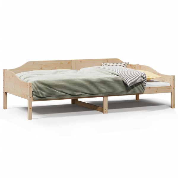 vidaXL Bed Frame without Mattress 90x190 cm Single Solid Wood Pine