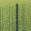 vidaXL Fence with Post Green 1.6 x 25 m Steel and PVC