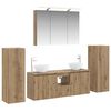 vidaXL Bathroom Furniture Set 6 pcs Artisan Oak