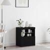 vidaXL Sideboard Black 60 x 37 x 67 cm Engineered wood