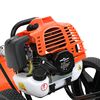 vidaXL Brush Cutter with Wheels Orange 52 cc 1.45 kW
