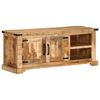 vidaXL TV Cabinet 110x35x45 cm Solid Rough Wood Mango