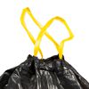 vidaXL Bin Bags with Drawstrings 250 pcs Black 60 L