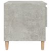 vidaXL Bedside Table Concrete Grey 50x46x50 Engineered Wood
