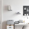 vidaXL Floating Wall Shelves 2 pcs Concrete Grey 23x23.5x3.8 cm MDF