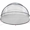 vidaXL Pool Dome Folding Manual Transparent 472 x 460 x 229 cm PVC