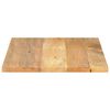 vidaXL Table Top 80x60x2.5 cm Rectangular Solid Wood Mango
