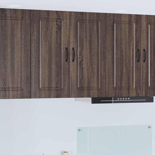 vidaXL Kitchen Cabinet with Storage Kalmar Brown Oak 80 x 31 x 80 cm