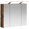 vidaXL Bathroom Mirror Cabinet Old Wood 60 x 14.5 x 50 cm