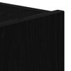 vidaXL TV Wall Cabinet Black Oak 80 x 35 x 31 cm Engineered Wood