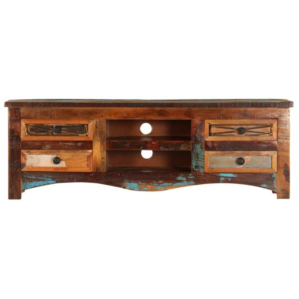vidaXL TV Cabinet 120x30x40 cm Solid Reclaimed Wood