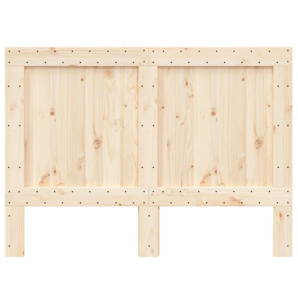 vidaXL Headboard 140x104 cm Solid Wood Pine