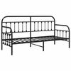 vidaXL Daybed Frame Black 75 x 190 cm Powder-Coated Steel