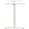 vidaXL Manual Height Adjustable Standing Desk Frame Hand Crank White