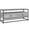 vidaXL TV Cabinet Grey Sonoma 100x35x45 cm Engineered Wood