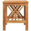 vidaXL Side Table Brown Solid Acacia wood
