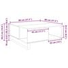 vidaXL Coffee Table Old Wood 80 x 80 x 36.5 cm Engineered Wood