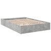 vidaXL Bed Frame without Mattress Concrete Grey 150x200 cm King Size