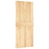 vidaXL Door NARVIK Natural 90 x 210 cm Solid Pine Wood