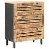 vidaXL Storage Cabinets Pattern Pattern 60 x 33 x 75 cm Natural
