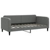 vidaXL Daybed with Mattress Dark Grey 90x190 cm Fabric