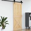 vidaXL Door NARVIK Natural 85 x 210 cm Solid Pine Wood