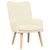 vidaXL Armchair Cream 63 x 67 x 94 cm Sherpa Fabric