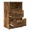 vidaXL Bedside Tables with Drawer 2 pcs Smoked Oak 40 x 30 x 467 cm