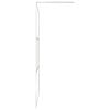 vidaXL Walk-in Shower Wall ESG Glass with Stone Design 90x195 cm