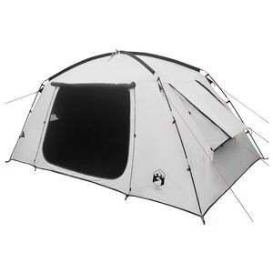 vidaXL Cabin Tent 6-Person White Blackout Polyester