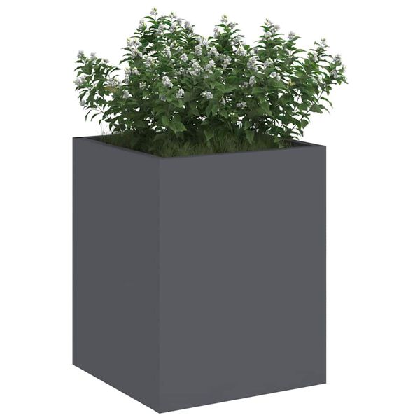 vidaXL Garden Planter Anthracite Cold-rolled steel