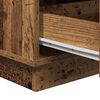 vidaXL Bedside Cabinet Old Wood 39 x 34.5 x 65 cm Engineered wood