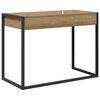vidaXL Desk with Storage Artisian Oak 100 x 50 x 75 cm Engineered Wood