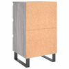vidaXL Bedside Cabinets 2 pcs Grey Sonoma 40x35x69 cm Engineered Wood