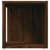 vidaXL Side Table Brown Oak 33x33x34.5 cm Engineered Wood