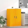 vidaXL Storage Cabinet Mustard Yellow 80 x 40 x 105 cm Steel