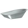vidaXL Wheelbarrow Tray Replacement Silver 90 x 63 x 28 cm