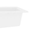 vidaXL Kitchen Sink White 79 x 50 x 31 cm Granite