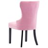 vidaXL Dining Chairs 2 pcs Pink Velvet