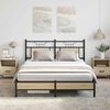 vidaXL Bed Frame without Mattress Sonoma Oak 140x200 cm Engineered Wood