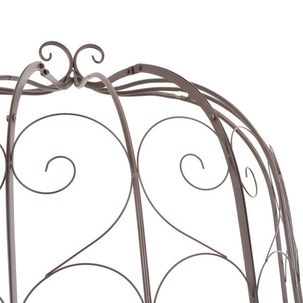 vidaXL Garden Bench 95 cm Iron Antique Brown