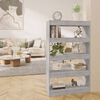 vidaXL Book Cabinet/Room Divider Concrete Grey 80x30x135 cm Engineered Wood