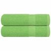 vidaXL Shower Towels "FROGN" 2 pcs Apple Green 70x140 cm 360 gsm