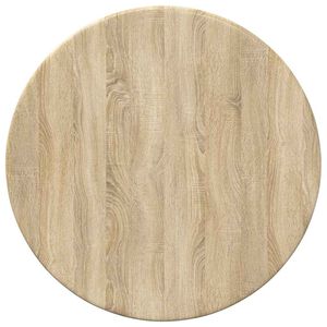 vidaXL Table Top &Oslash; 30 x 1.5 cm Round Engineered Wood Sonoma Oak