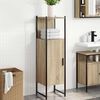 vidaXL Bathroom Cabinet Beige 33 x 33 x 120.5 cm Engineered wood