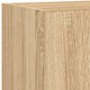 vidaXL 5 Piece TV Wall Units with LED Sonoma Oak Engineered Wood