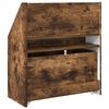 vidaXL Kids Bookshelf Smoked Oak 60 x 29.5 x 69 cm Engineered Wood