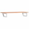 vidaXL Basin Shelf Wall Mounted Steel and Solid Wood Oak